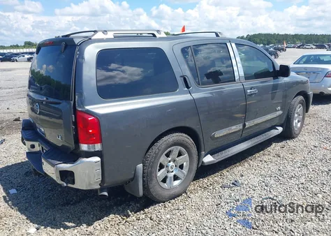 2007 Nissan Armada Le z USA, uszkodzony, nr VIN 5N1BA08A27N709363